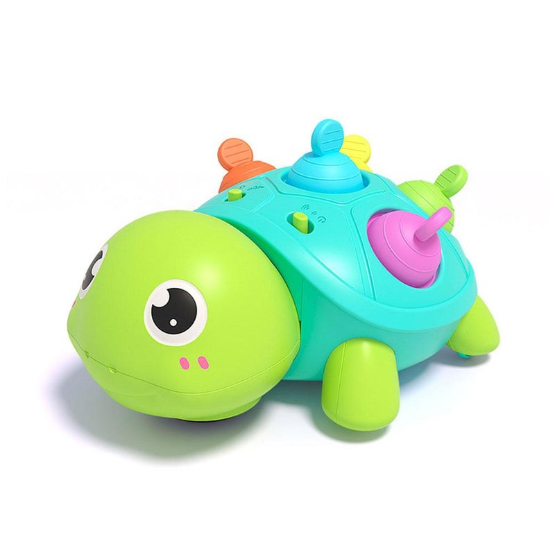 Baby toys with sound and light for babies aged 0-1 years, guiding them to crawl and lift their heads, can be bitten and chewed, a great way to soothe a baby.